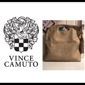 Vince Camuto Jules Folding Clutch Leather